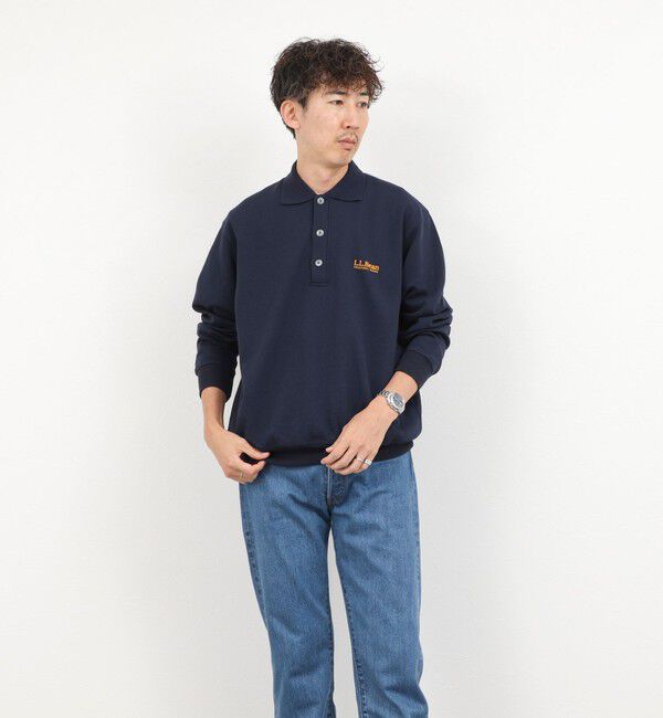 NOLLEY'S goodman「【L.L.Bean】Portage Polo Sweatshirt ポーテージ・ポロスウェットシャツ 26AW」|スウェット・ジャージ|
