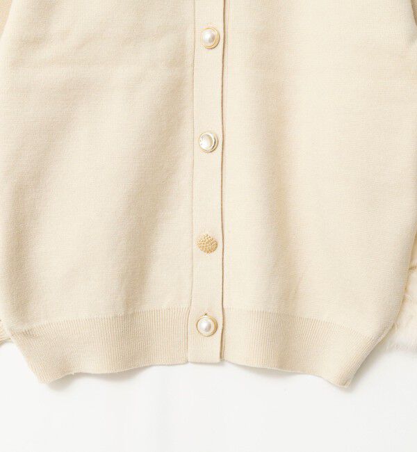 NOLLEY'S「【TORRAZZO DONNA/トラッゾドンナ】2WAY Rabbit Fur knit Top」|カーディガン|