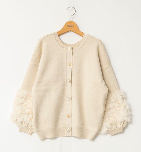 NOLLEY'S「【TORRAZZO DONNA/トラッゾドンナ】2WAY Rabbit Fur knit Top」|カーディガン|