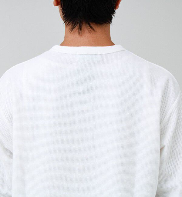 GLOSTER「ワッフルヘンリーネックロンＴ」|Tシャツ・カットソー|