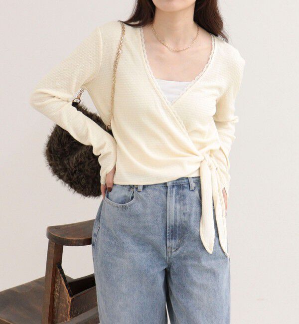 fredy emue「ドビーカットピコレースカシュクール」|Tシャツ・カットソー|