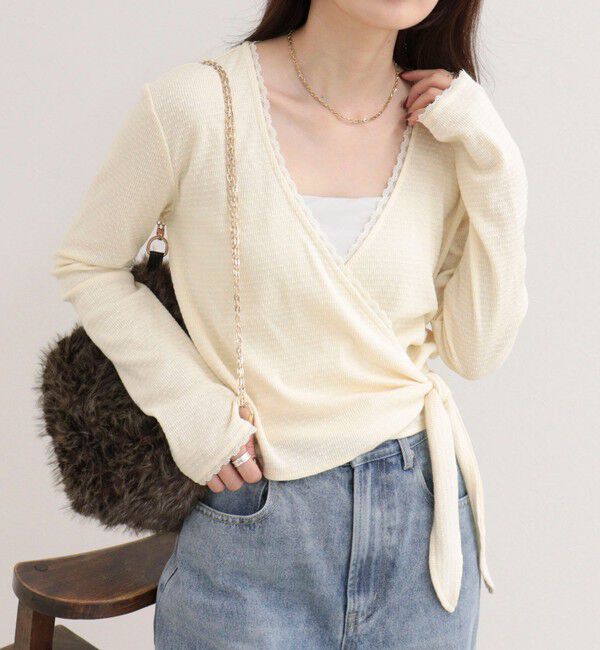 fredy emue「ドビーカットピコレースカシュクール」|Tシャツ・カットソー|