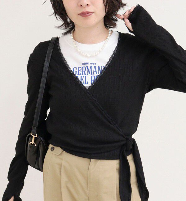 fredy emue「ドビーカットピコレースカシュクール」|Tシャツ・カットソー|