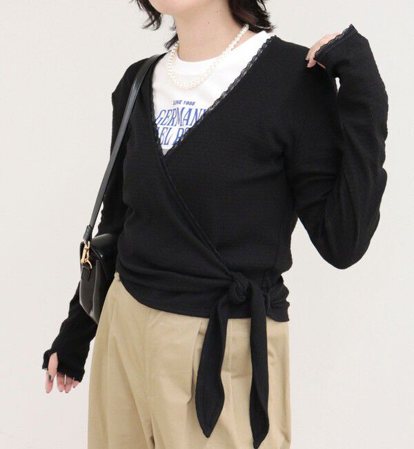 fredy emue「ドビーカットピコレースカシュクール」|Tシャツ・カットソー|