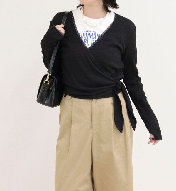 fredy emue「ドビーカットピコレースカシュクール」|Tシャツ・カットソー|