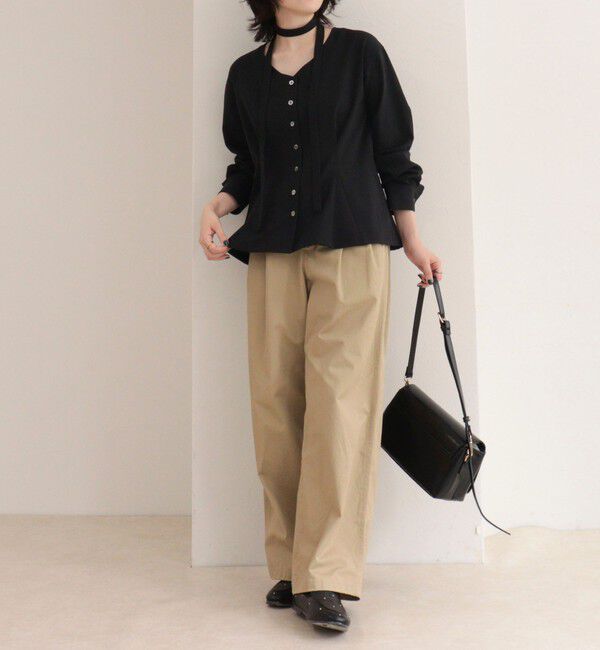 fredy emue「フロントタックボウタイ付きブラウス」|シャツ・ブラウス|