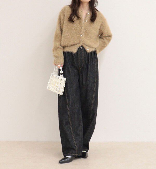 fredy emue「切替デニムイージーパンツ」|デニム|
