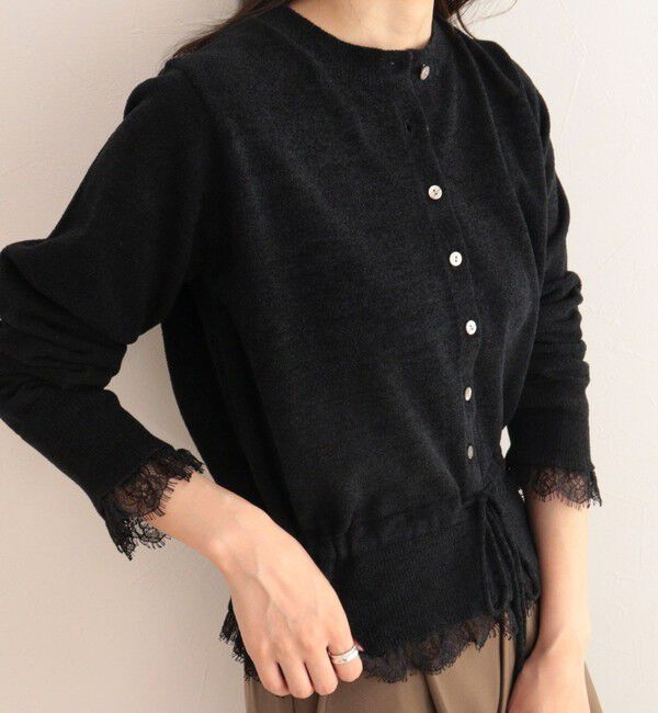 fredy emue「モールニットドロストレースカーディガン」|カーディガン|