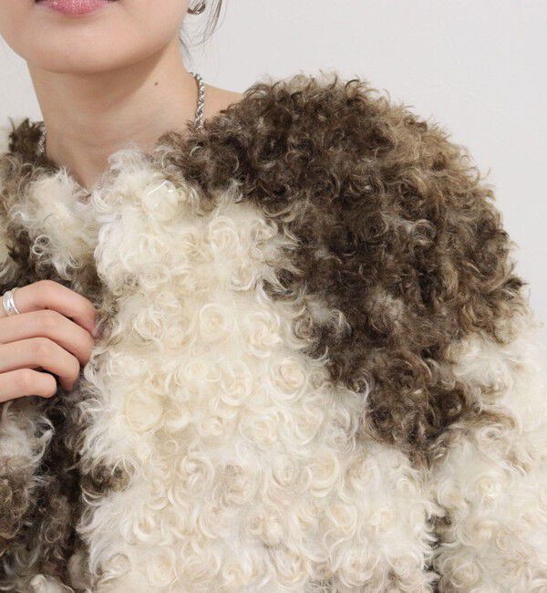 fredy emue「MIX Curlyフェイクファーコート」|その他|