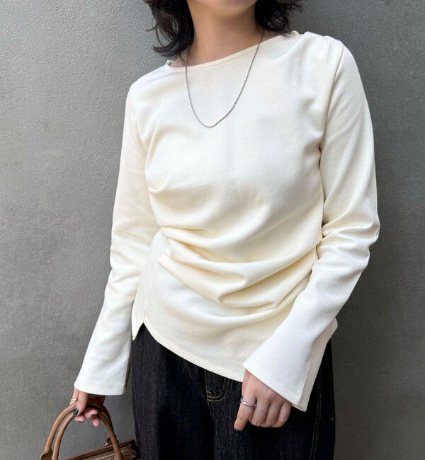 fredy emue「アシメデザインポンチブラウス」|Tシャツ・カットソー|