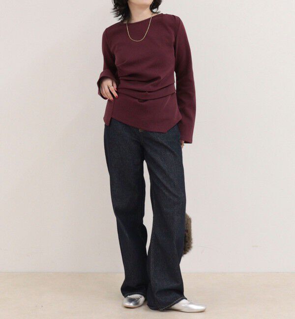 fredy emue「アシメデザインポンチブラウス」|Tシャツ・カットソー|