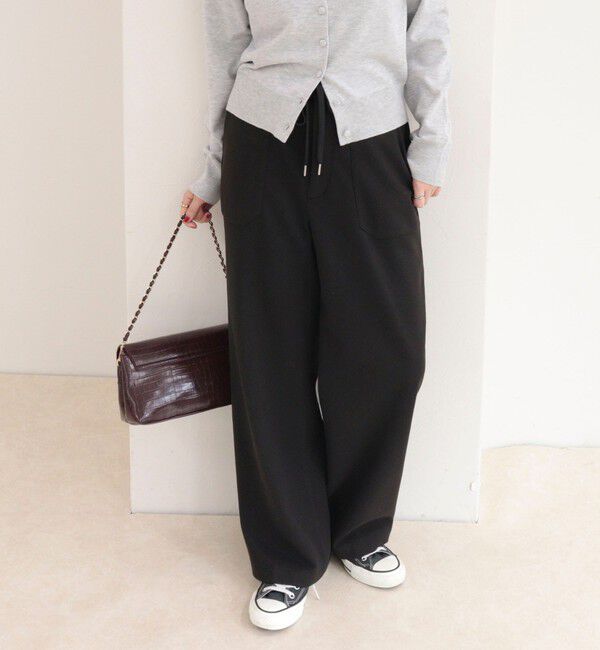 fredy emue「ソフトウォームデザインスラックス」|スラックス|ブラック
