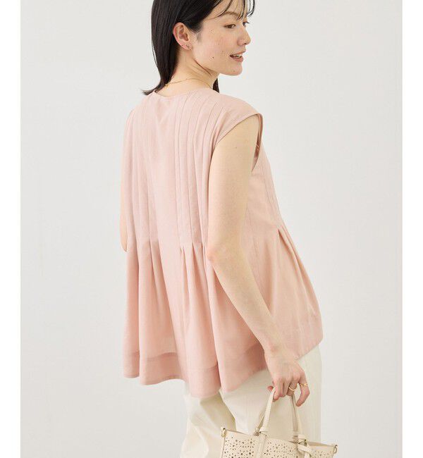 Rope&rsquo;Picnic「【WEB限定カラー】タックデザインペプラムシャツ」|シャツ・ブラウス|