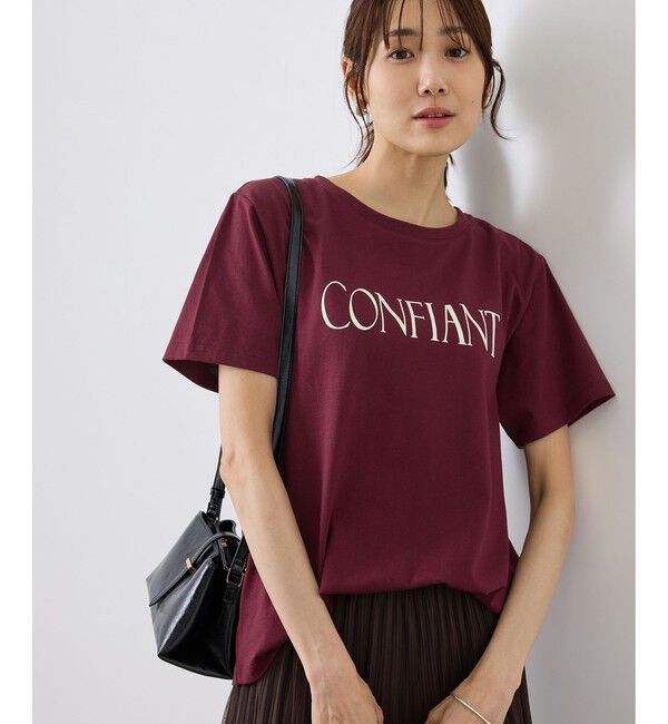 Rope&rsquo;Picnic「フロッキーロゴTシャツ/UVカット・接触冷感・汗染み防止」|Tシャツ・カットソー|