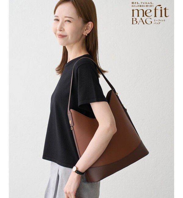 ROPE PICNIC PASSAGE「me fit BAG ミドルプラス・ワンショルダーフィットバッグ」|ショルダー・メッセンジャー|ブラウン系(23)