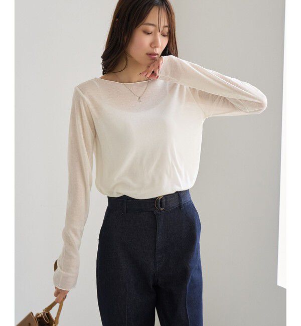 Rope&rsquo;Picnic「ラメシアーリブトップス」|Tシャツ・カットソー|