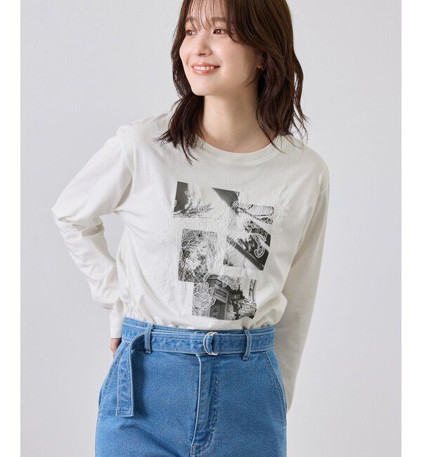 Rope&rsquo;Picnic「アソートプリントロングスリーブTシャツ」|Tシャツ・カットソー|