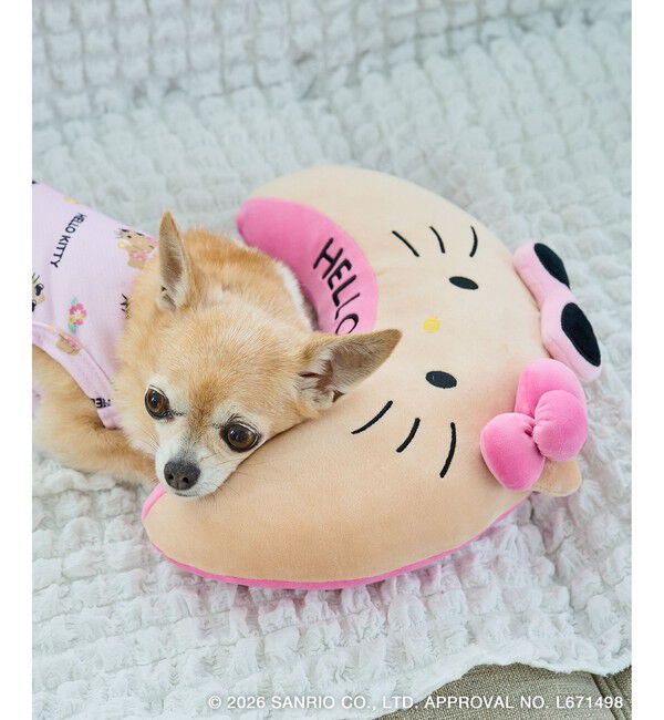 ROPE PICNIC PASSAGE「【サンリオキャラクターズ&times;ROPE' PICNIC】【DOG】日焼けデザイン あごのせクッション」|その他|ローズピンク(64)