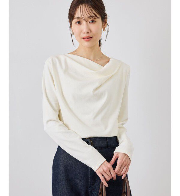 Rope&rsquo;Picnic「ラメドレープカットソー」|Tシャツ・カットソー|