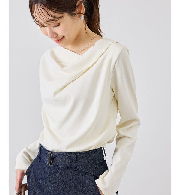 Rope&rsquo;Picnic「ラメドレープカットソー」|Tシャツ・カットソー|