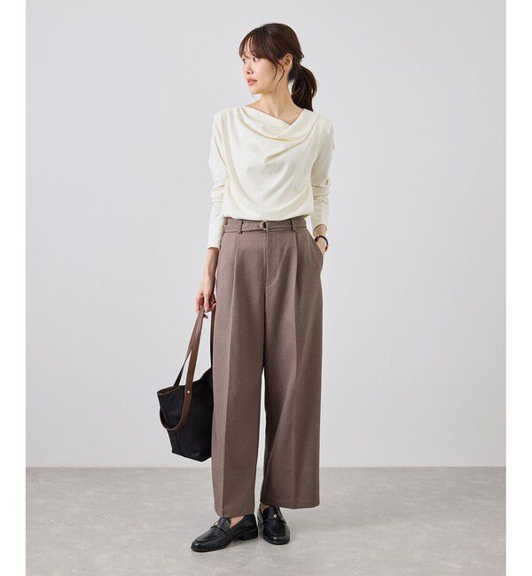 Rope&rsquo;Picnic「ラメドレープカットソー」|Tシャツ・カットソー|