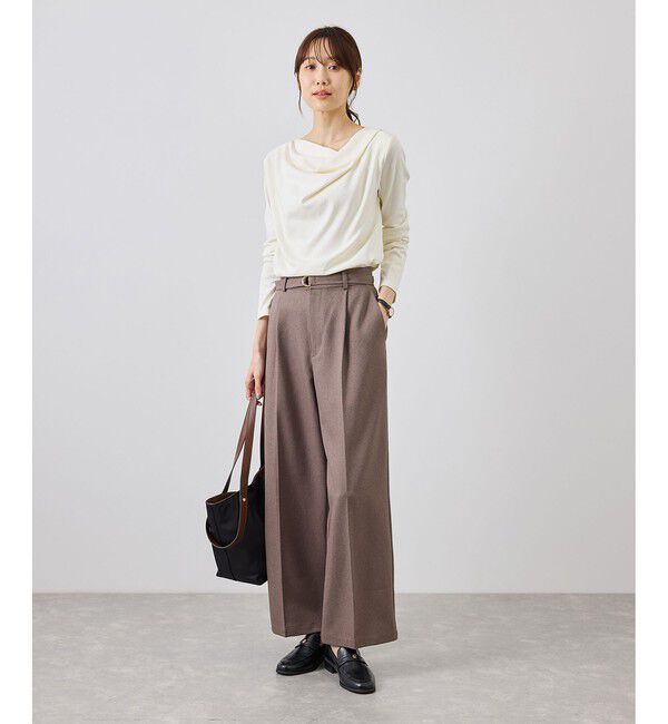Rope&rsquo;Picnic「ラメドレープカットソー」|Tシャツ・カットソー|