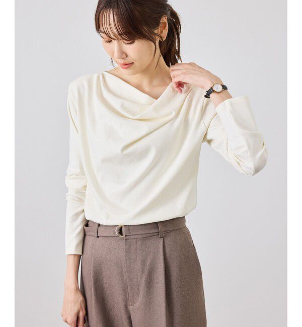 Rope&rsquo;Picnic「ラメドレープカットソー」|Tシャツ・カットソー|