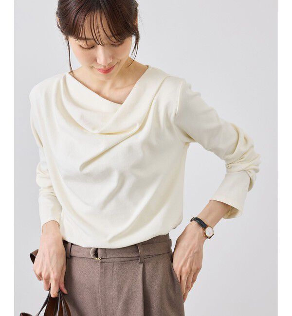 Rope&rsquo;Picnic「ラメドレープカットソー」|Tシャツ・カットソー|