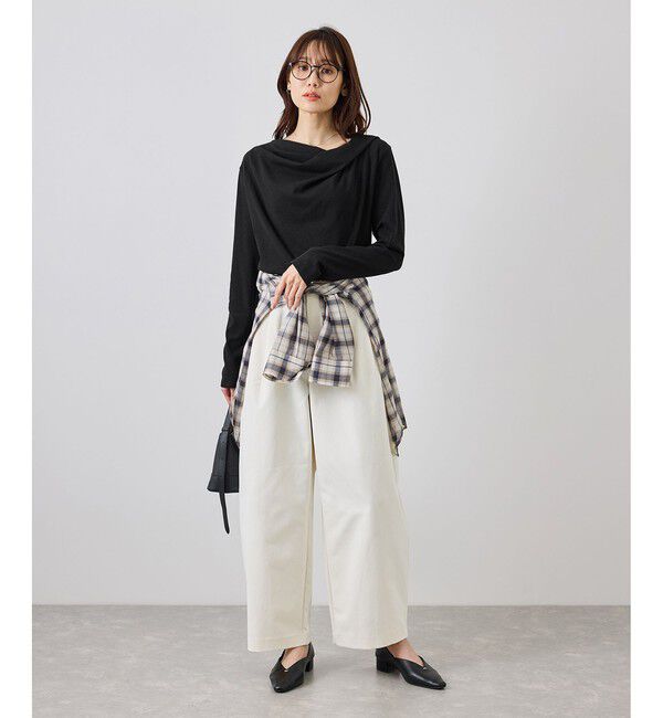 Rope&rsquo;Picnic「ラメドレープカットソー」|Tシャツ・カットソー|