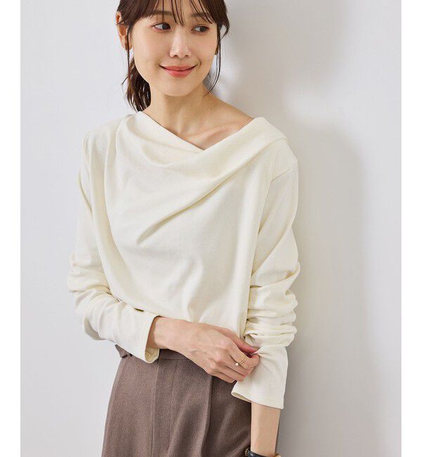Rope&rsquo;Picnic「ラメドレープカットソー」|Tシャツ・カットソー|