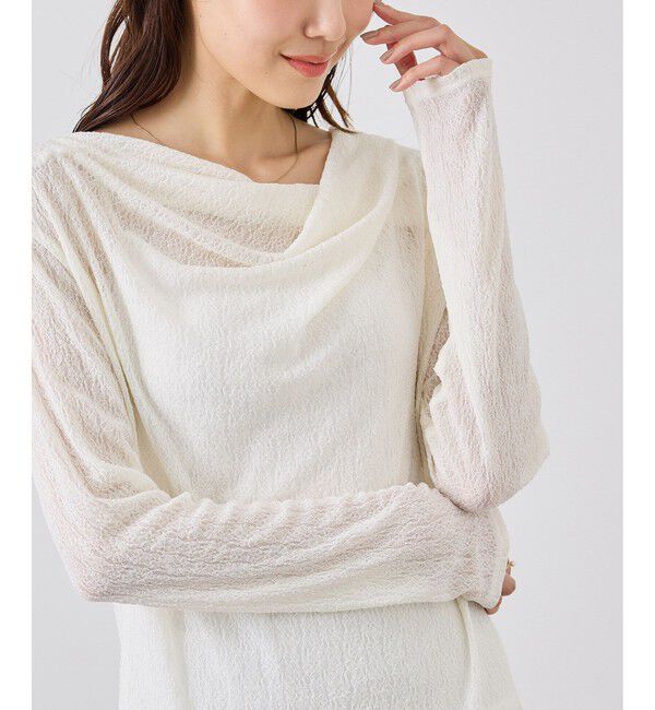 Rope&rsquo;Picnic「ラメドレープカットソー」|Tシャツ・カットソー|