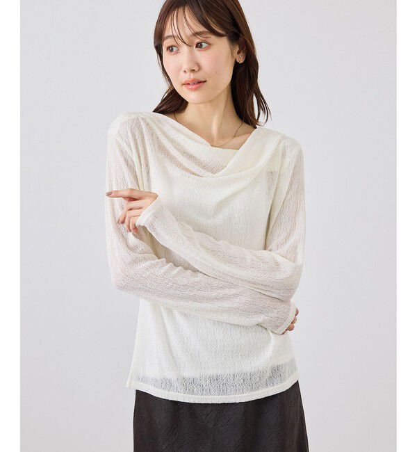 Rope&rsquo;Picnic「ラメドレープカットソー」|Tシャツ・カットソー|