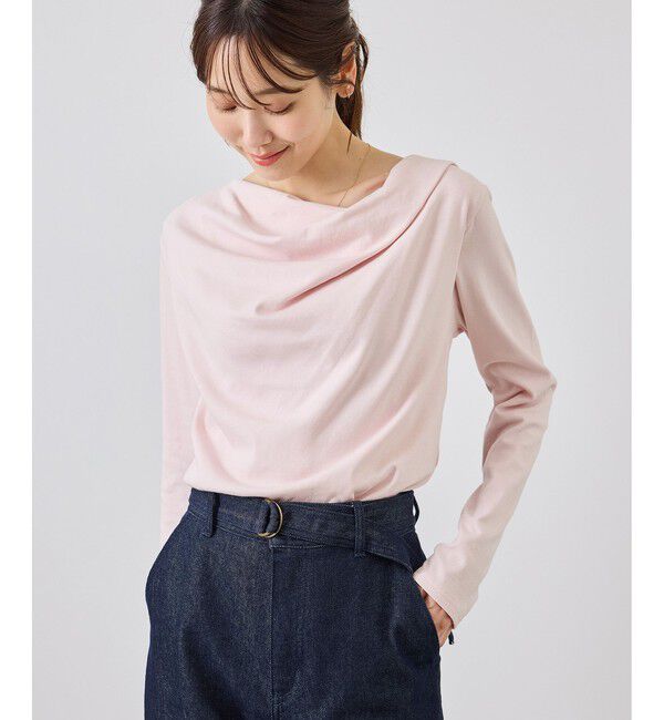 Rope&rsquo;Picnic「ラメドレープカットソー」|Tシャツ・カットソー|