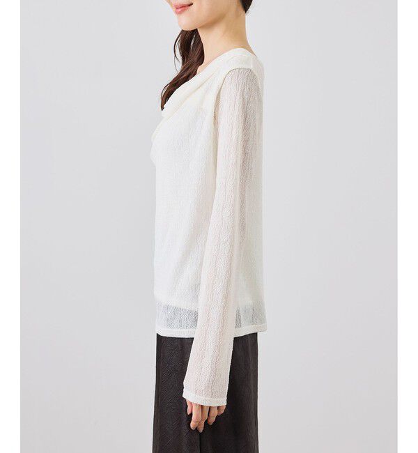 Rope&rsquo;Picnic「ラメドレープカットソー」|Tシャツ・カットソー|