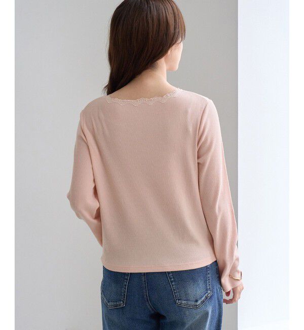 Rope&rsquo;Picnic「フロントギャザーVネックカットトップス」|Tシャツ・カットソー|