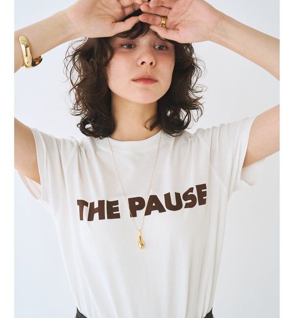 THE PAUSE「【THE PAUSE】THE PAUSE Tシャツ」|Tシャツ・カットソー|ホワイトその他1