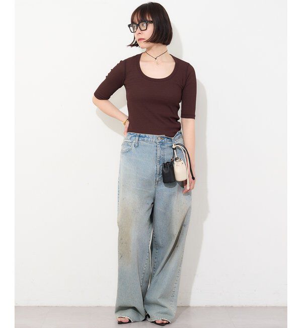  「【myporter】ラウンドネックドライフィットカットソー」|Tシャツ・カットソー|