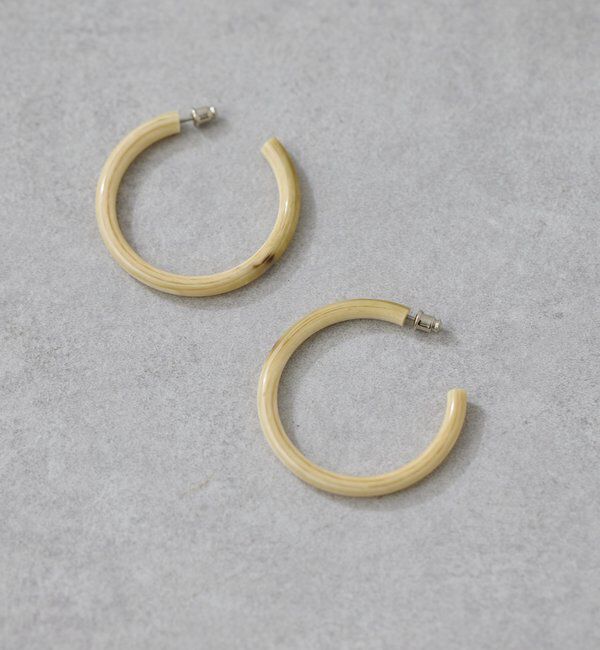  「ホーンフープピアス」|リング|