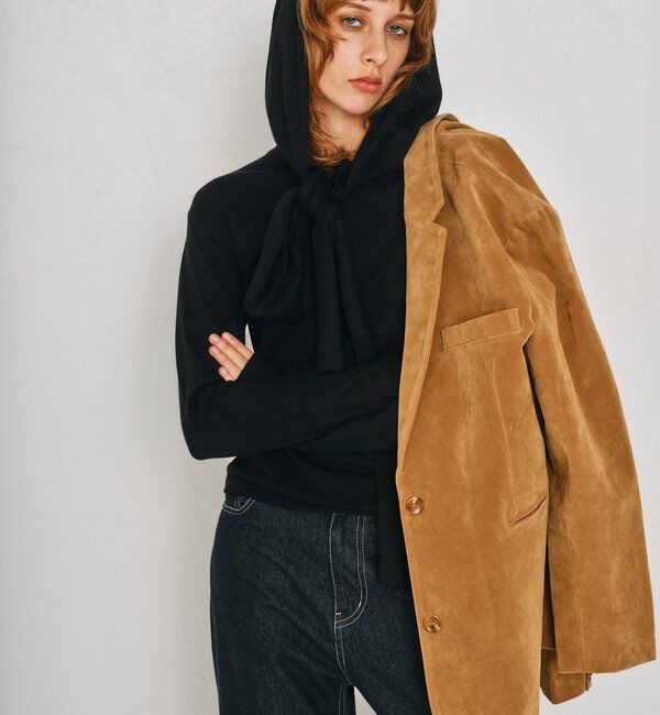  「【2026AW Debut】【UNFORM】フェイクスウェードジャケット」|テーラードジャケット|