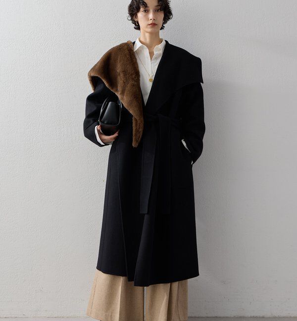  「カシミヤオーバーカラーコート」|その他|