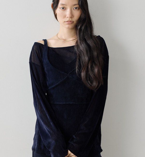  「セットシアーベロアロンTee」|Tシャツ・カットソー|