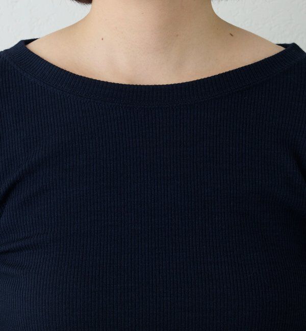  「リブクルーカットソー」|Tシャツ・カットソー|