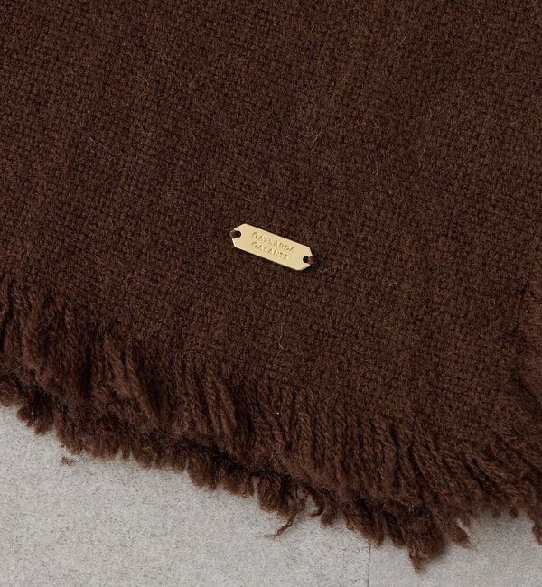  「バスケット織ソフトウールストール」|マフラー|
