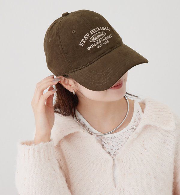  「ロゴ刺繍キャップ」|ハット|
