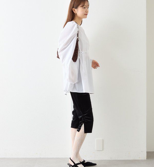  「スリットギャザーサブリナパンツ」|その他|