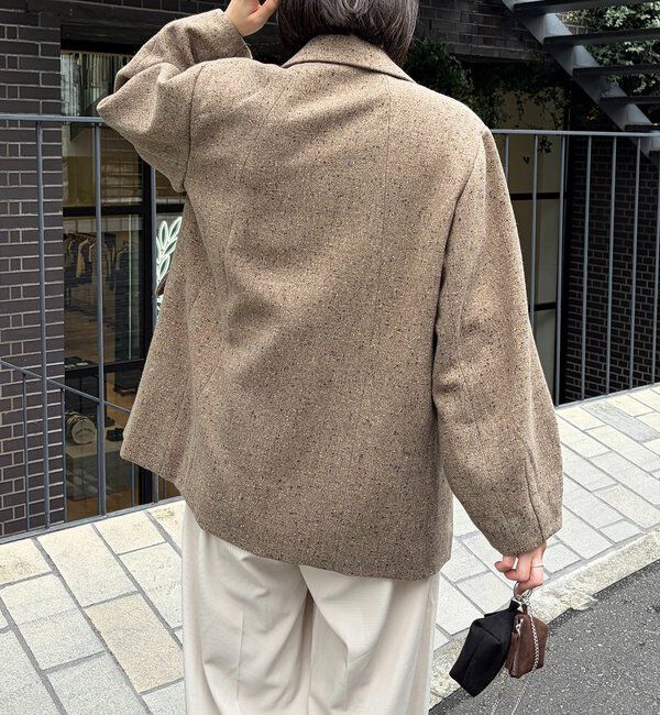  「ネップツイードジャケットコート」|その他|