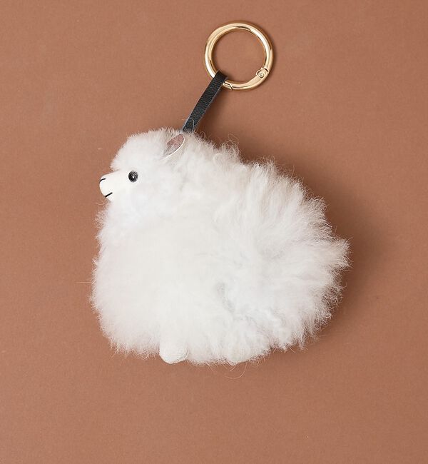 collex「【WEB限定】【COSY/コージー】Mini Sheep」|チャーム・キーホルダー|ホワイト