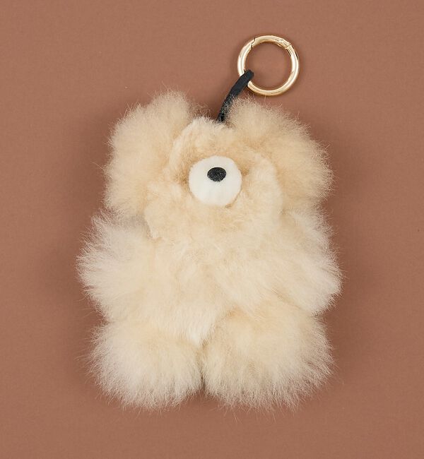 collex「【WEB限定】【COSY/コージー】Small Bear AlpacaKeyri」|チャーム・キーホルダー|ベージュ