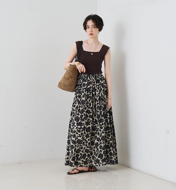 Rouge vif「コインパーツスタッドチェーンネックレス」|ネックレス|