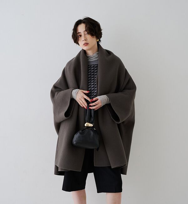 Rouge vif「【2サイズ展開】ストール/マフラー付き変形リバーコート【予約】」|その他|